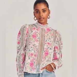 Loveshackfancy set, size xs top and s skirt. Worn once.